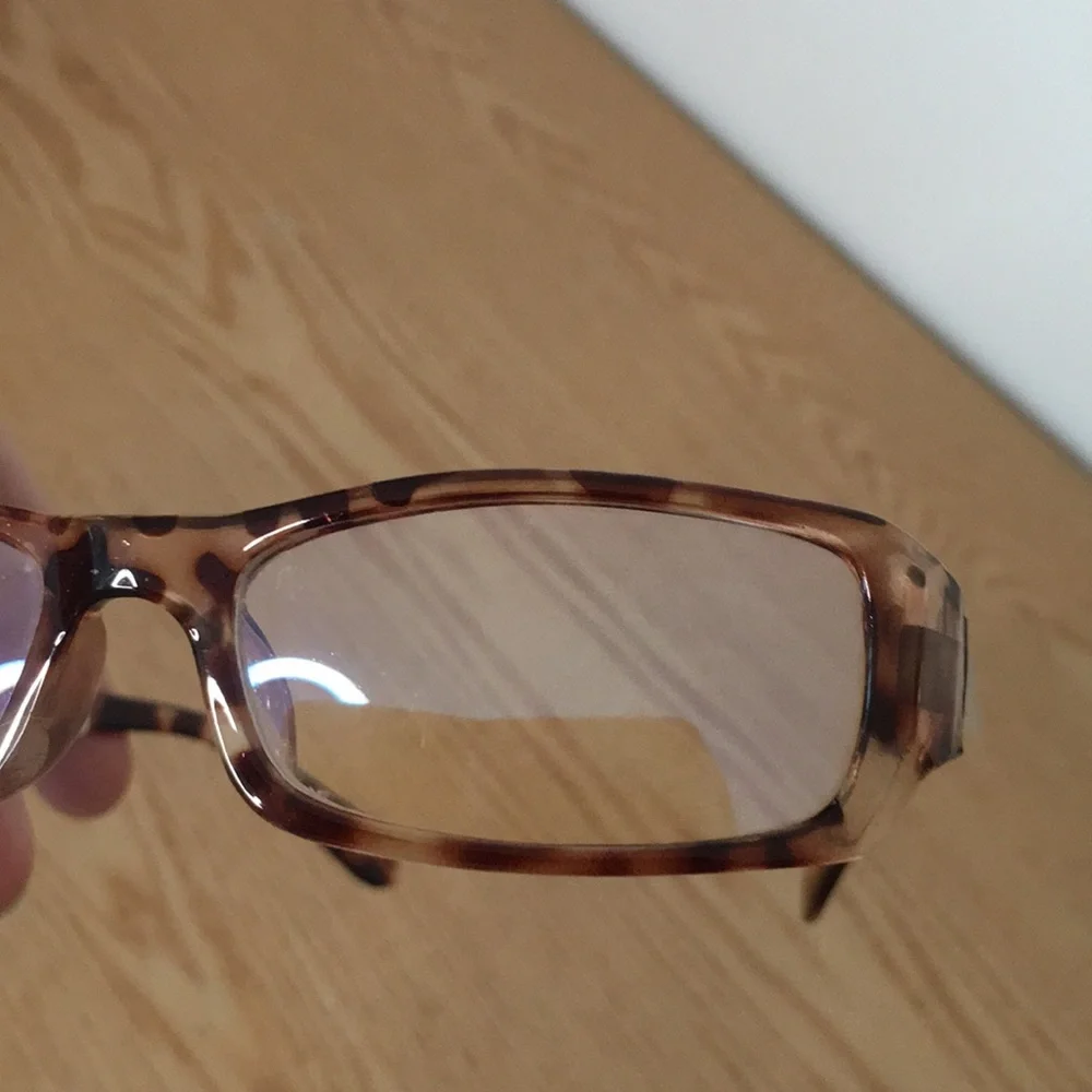New Women’s Blue light Animal Print Glasses One size